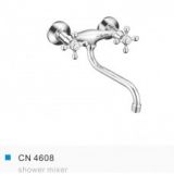 Смес. настенный 1/2 кер крест CN 4608