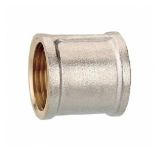 Муфта НИКЕЛЬ 1/2 * 1/2 вн (SF022N) ТИМ (10/200)