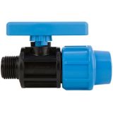 Кран обжим НР ф25*3/4 ПНД PN10