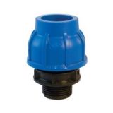 Муфта обжим ф20*1 нар ПНД PN16 (45гр) (30/120)