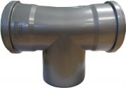 ПП Тройник 110*110*90* ДВУХРАСТРУБНЫЙ FLEXTRON