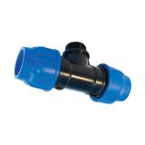 Тройник обжим 20*3/4 *20 нар ПНД PN16 (95гр) (15/180)