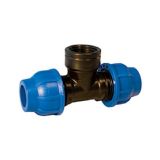Тройник обжим ф32*3/4* 32 внутр ПНД PN16 (200гр) (5/80)