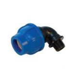 Уголок обжим ф20*3/4 нар ПНД PN16 (50гр) (25/360)