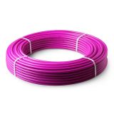 Труба из сшитого полиэтилена с кис/защ PRO AQUA (пятислойная) SDR 7,4 16x2,2 (200м) (фиолетовая)