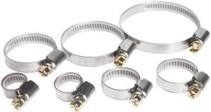 Хомуты червячные