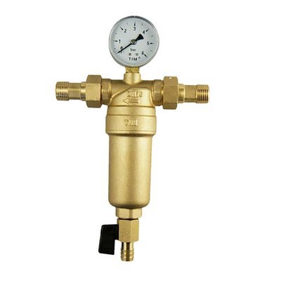 Фильтр Ду-20 с манометром мет. корпус JH-2001 ТИМ