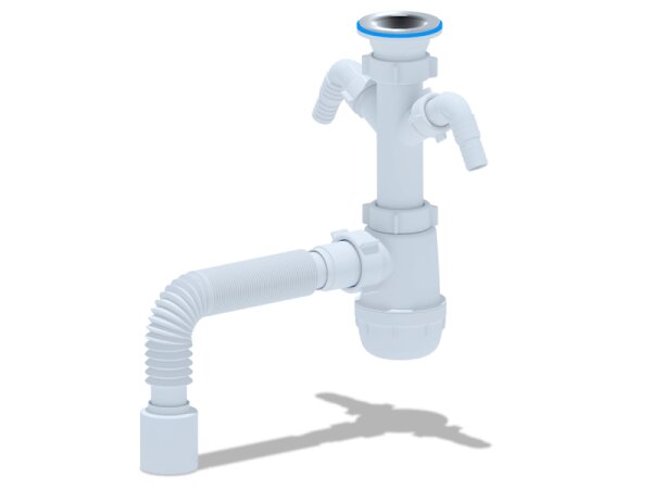 АНИ Сифон Ани 1 1/2*40 с отв. с/м и г/тр 40*50 (С0310)