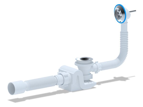 АНИ БРИГ Сифон Ани д/ванны с вып/пер 1 1/2 с г/тр 40*50 (Е655)