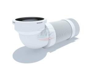 АНИ Удлинитель гибкий д/унитаза диаметр 110м*90 (дл.300-750)  (К729R)