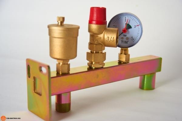 Группа безопасности  3/4" с настенным креплением JH1021-3 ТИМ