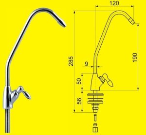 Кран д/питьевой воды (фильтр. систем) (FDW-2/1)