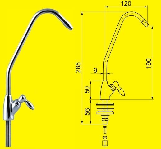 Кран д/питьевой воды (фильтр. систем) (FDW-2/1)