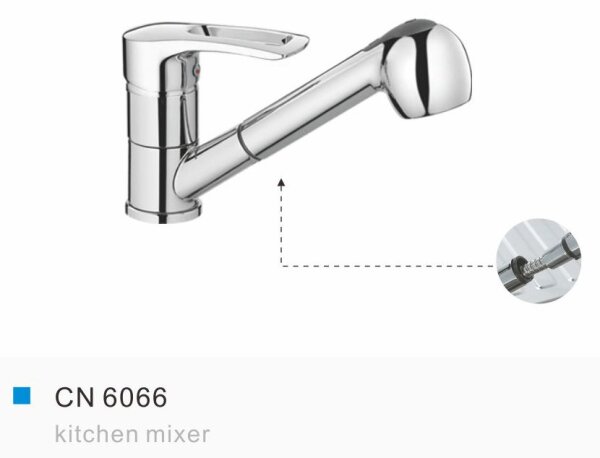 Смес. д/кухни/шар/шпилька "выдвиг лейка" ф40 CN4766