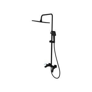 Смес. д/ванны с душ/стойкой шар HB24818-7 черный