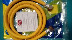 Подводка газ ПВХ 3/4 (1,0м) г/г SANLUX