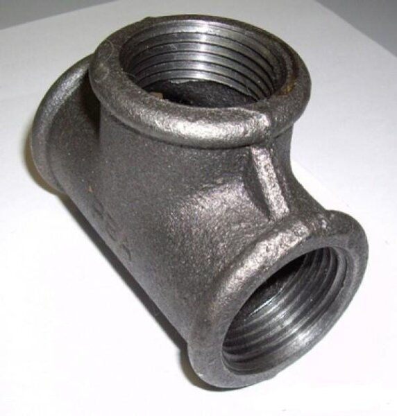 Тройник чугун прямой, Ду-25