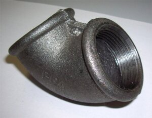 Угольник чугун прох, Ду-50