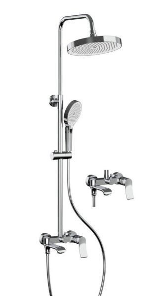 Смес. д/ванны с душ/стойкой шар HB24553