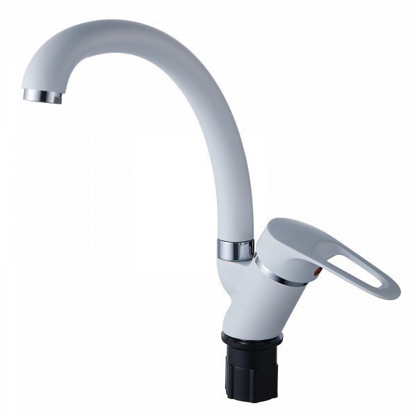 Смес. д/кухни бок/руч шар/гайка ф40 ЭВЕРЕСТ В59-0267 белый