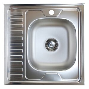 Мойка накладная 60*60 прав