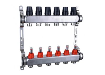 Коллект/группа с расх б/кранов и нак-ков/нерж 1"11 выходов KDS5011 Квадрат ТИМ