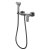 Гигиенический душ со смесителем HB5516-3 оружейная сталь