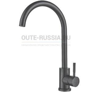 Смес. д/кухни бок/руч шар/гайка ф35 Т40313ВY графит НЕРЖ