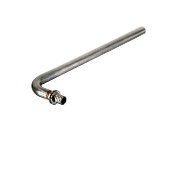 Трубка д/подключ радиатора Г-образная 16х250мм (д/трубы толщ 2,2) (H-L1602-25)