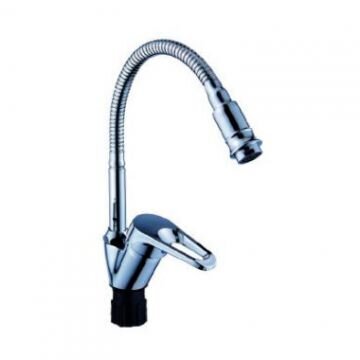 Смес. д/кухни бок/руч шар/гайка гофр гусак б/аэрат 35мм ЭВЕРЕСТ В58-028