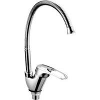 Смес. д/кухни/бок ручка/гайка/гофр гусак б/аэрат ф40 R3113F-1