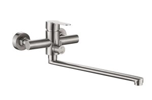 Смес. д/ванны/шар дивестор в корпусе ф35 (30F) HB22801 сатин НЕРЖ