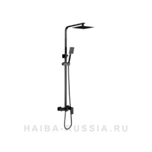 Смес. д/ванны с душ/стойкой шар HB24803-7 черный