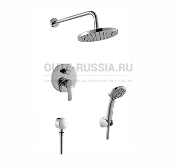 Смес. д/ванны монтируемый в стене Т910