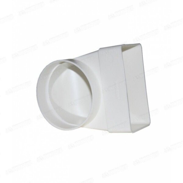 Соединительное колено плоский-круглый (521) 110/55-100мм (511СК10КП)