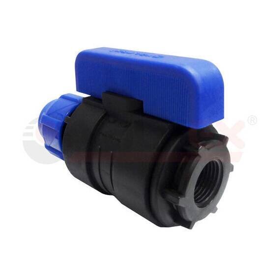 Кран обжим ВР ф32*1 ПНД VALFEX