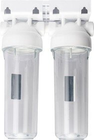 Фильтр магистральн 10" прозр/корп/двойн 1/2 DUO (АБФ-2 1/2) (KSBP 1/2 DUO)