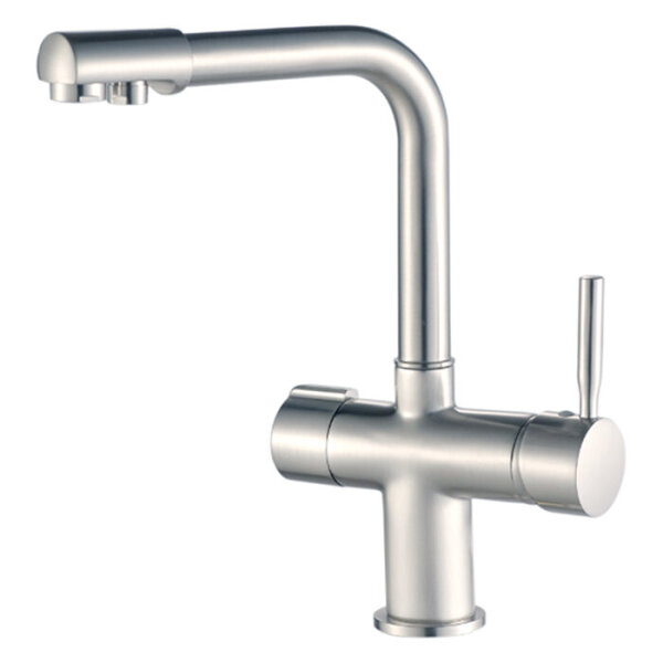 Смес. д/кухни бок/руч шар/гайка с вых д/подключ фильтра питьев воды ф35 HB70088-5 НЕРЖ