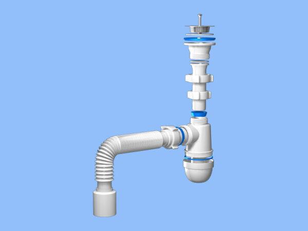 АНИ Сифон Ани 1 1/2*40 с г/тр 40*50 (2 гайки) (С0110)
