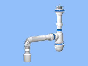 АНИ Сифон Ани 1 1/2*40 с г/тр 40*50 (1 гайка) (С0510)
