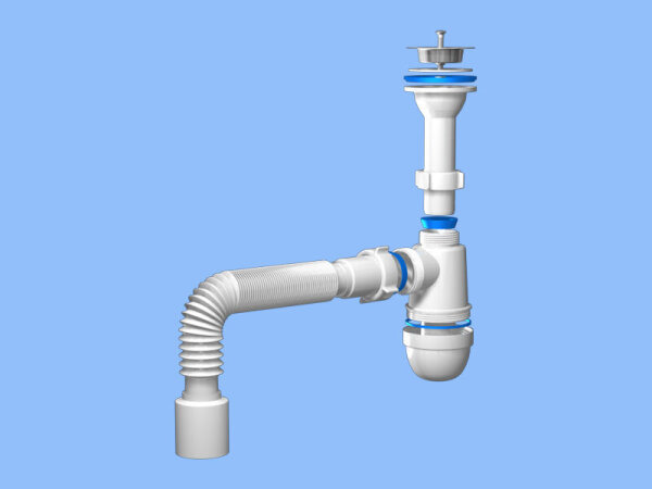 АНИ Сифон Ани 1 1/2*40 с г/тр 40*50 (1 гайка) (С0510)