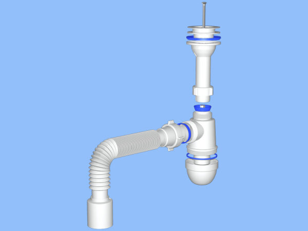 АНИ Сифон ВАРЯГ универс 1 1/2*50 с г/тр 40*50 (С 5510)