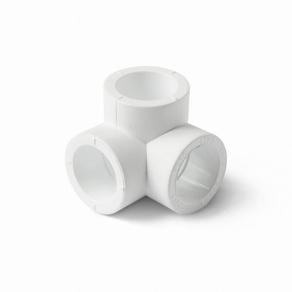 Тройник двухплоскостной ПП D25 PRO AQUA