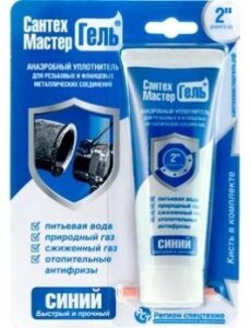 Герметик клеевой (Сантехмастер-Гель Синий) тюбик 35гр
