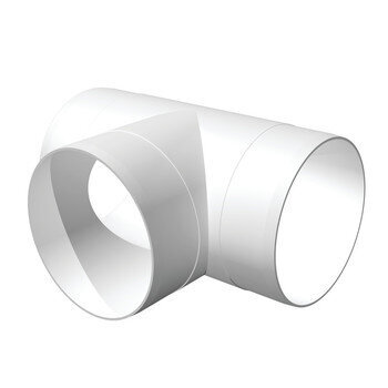 Тройник круглый D=100мм (131) б/я (10ТП)