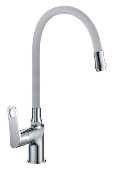 Смес. д/кухни бок/руч шар/гайка силик/гибк/излив ф35 T30293B-5 (R30293F-5) серый