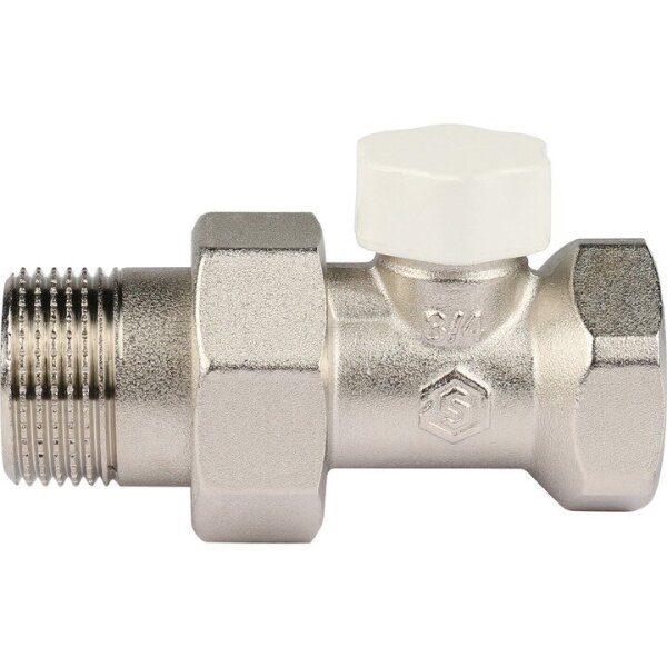 Детентор (клапан запорный) прям Ду20 STOUT