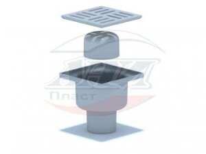 АНИ Трап 50 вер/вып с пласт/реш 10*10 (ТА5204)