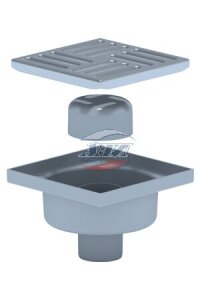 АНИ Трап 50 вер/вып с нерж/реш 150*150 (ТА5212)