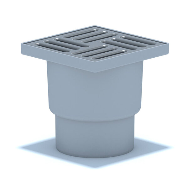 АНИ Трап 110 вер/вып, н/р, с нерж/реш 150*150 сухой (TQ1212)